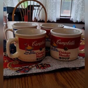 Campbell's Red and White Soup Mugs Set